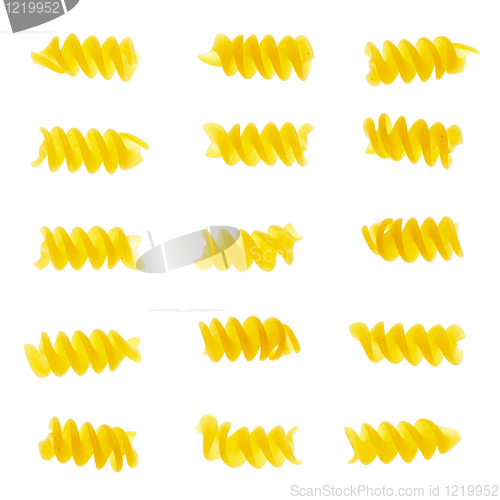 Image of Set of fusilli pasta