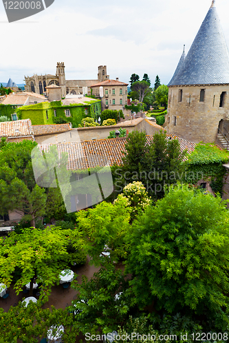 Image of castle of Carcassonne - south of France