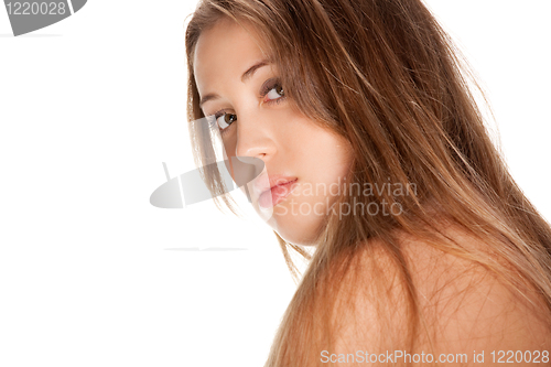 Image of Isolated portrait of a natural beauty