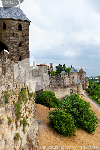 Image of castle of Carcassonne - south of France