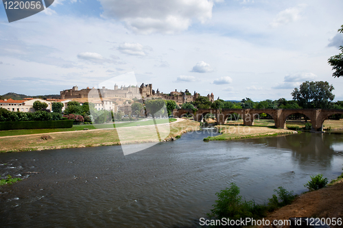 Image of castle of Carcassonne - south of France