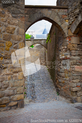 Image of castle of Carcassonne - south of France