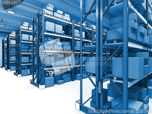 Image of warehouse 3d