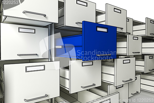Image of file cabinet 3d