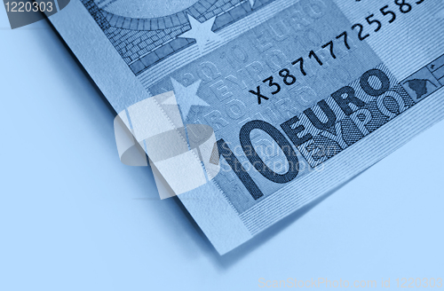 Image of abstract euro money background