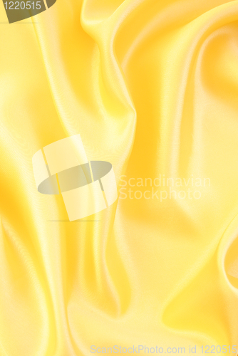 Image of Smooth elegant golden silk as background
