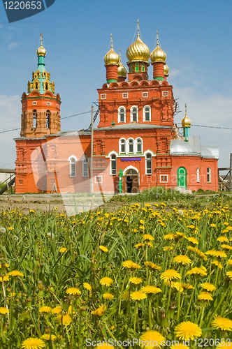 Image of Church and camomiles