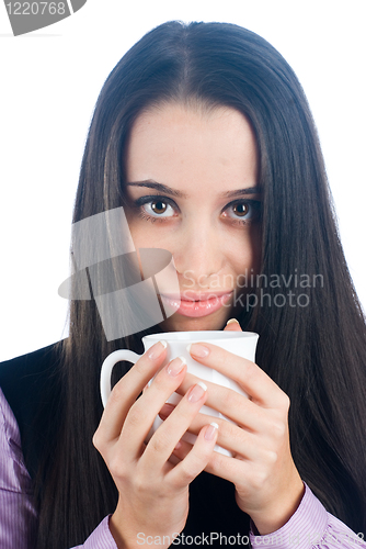 Image of Woman with cup