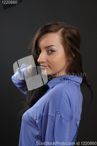 Image of Portrait of pretty woman