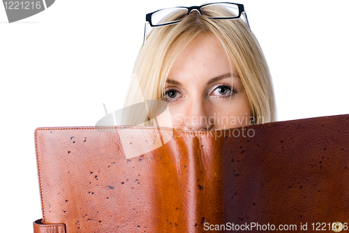 Image of Woman with daily log