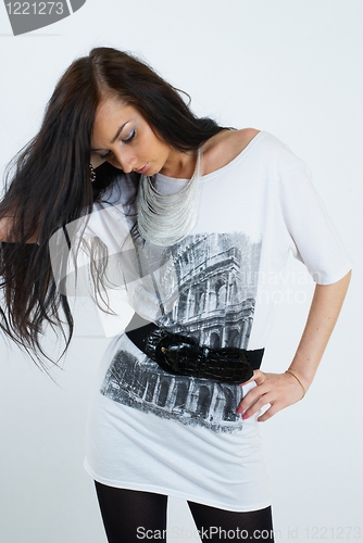 Image of Portrait of beautiful girl