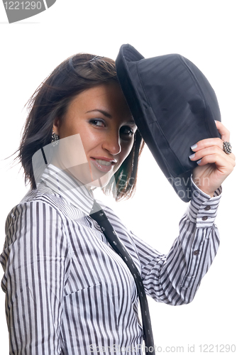 Image of Girl with tie