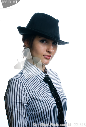 Image of Girl with tie