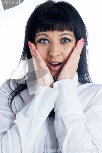 Image of Surprised girl