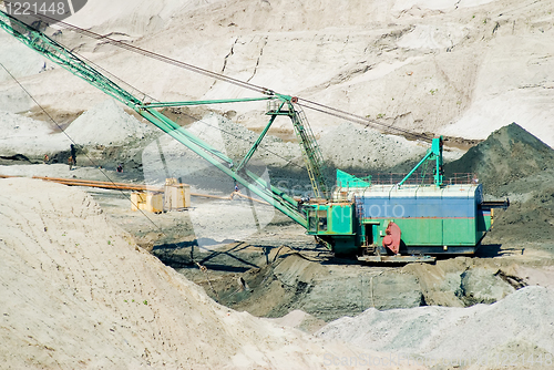 Image of Amber open-cast mining in Yantarny, Russia