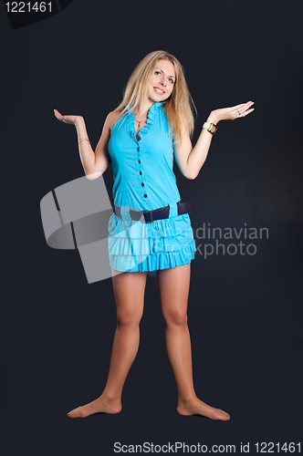 Image of Beautiful sexy blonde girl