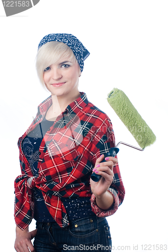 Image of Woman painter