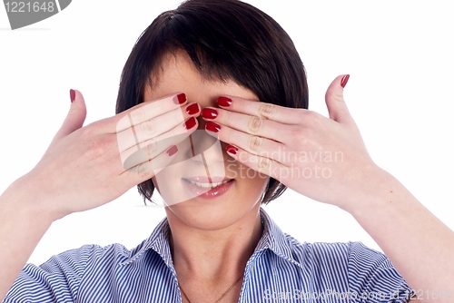 Image of Woman with closed eyes