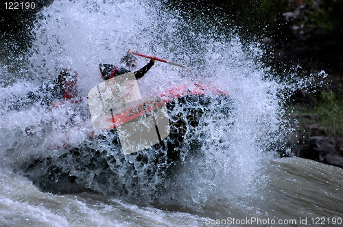 Image of whitewater rafting