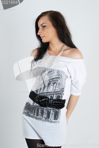 Image of Portrait of beautiful girl