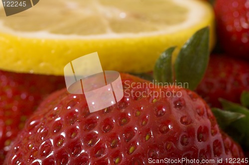 Image of strawberry and lemon