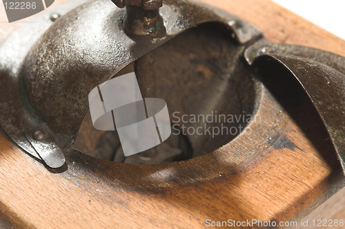 Image of coffee grinder close up