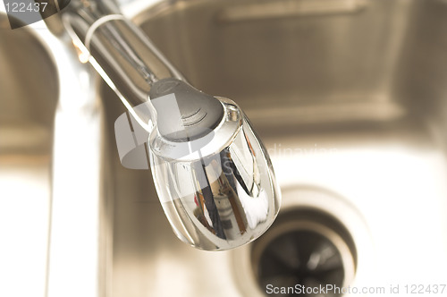 Image of faucet close up