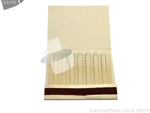 Image of Book of matches-clipping path