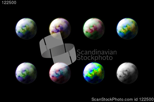Image of Earth buttons