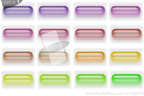 Image of Glass pill buttons 02