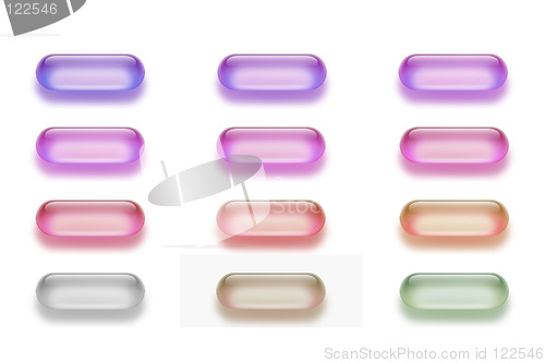 Image of Plastic pill buttons 02