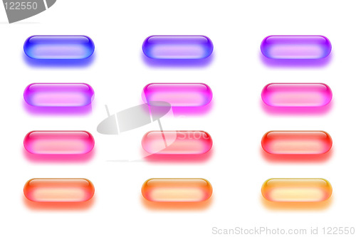 Image of Plastic pill buttons 04
