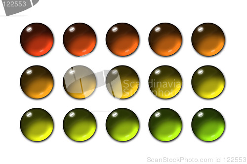 Image of Sphere glass button 02
