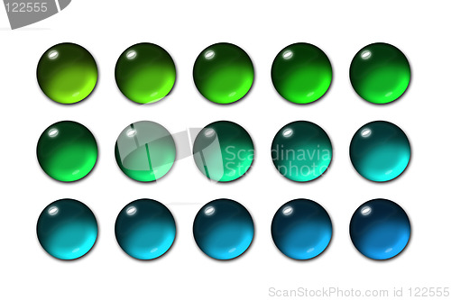 Image of Sphere glass button 03