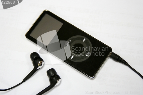Image of Black Ipod MP3 Player