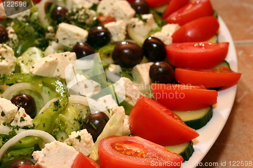Image of Tray of delicious salad