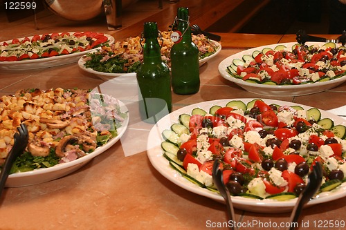 Image of Tray of delicious salad