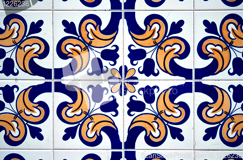 Image of Vintage spanish style ceramic tiles