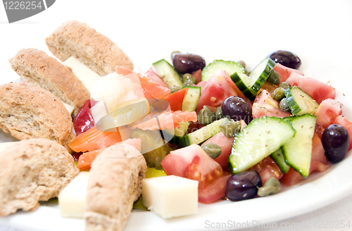 Image of Greek vegetable plate 