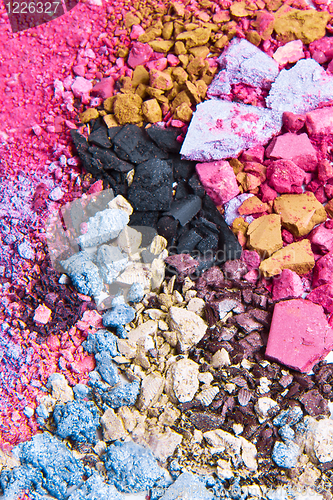 Image of crushed eyeshadow