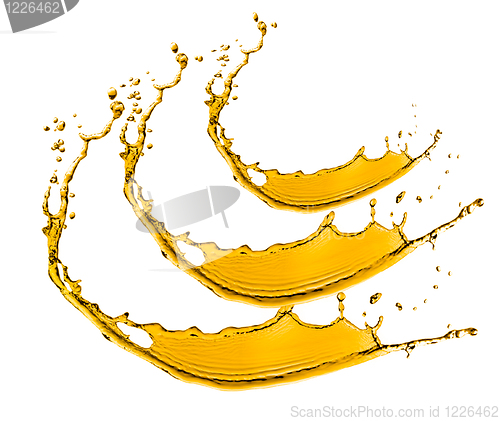 Image of orange splash