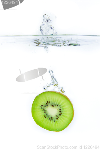 Image of kiwi splashing