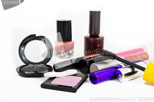 Image of collection of make-up