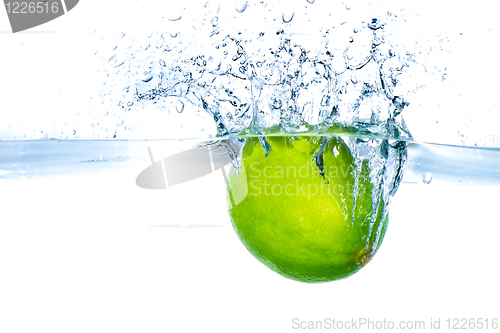 Image of lime splashing