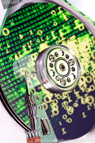 Image of hard drive internals