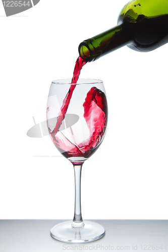 Image of red wine glass