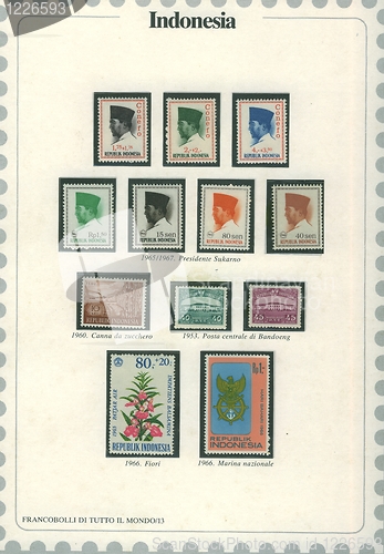 Image of  indonesian stamp