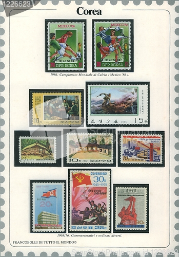 Image of korean stamp