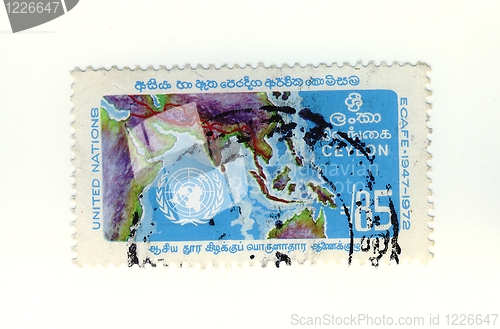 Image of stamp from sri lanka