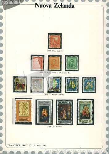 Image of new zealander stamp